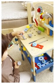 Tooky toy drewniany stół do majsterkowania warsztat