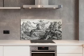 Szklany Panel Biblijne Nauczanie Jezusa