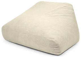 Kremowy worek do siedzenia z materiału bouclé Sofa Snug – SLOWDOWN