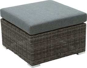 Zestaw rattanowy MALIBU dla 4 osób (szary)