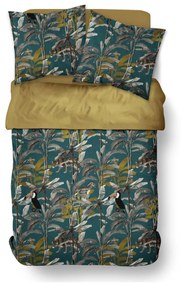 Pościel bawełniana 220 x 240 cm AIRY DAWN, wzór roślinny