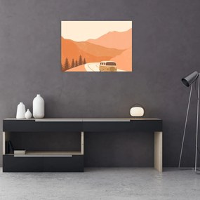 Obraz - Vintage van N⁰1 (70x50 cm)