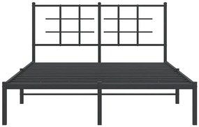 Czarne metalowe łóżko industrialne 120x200 cm - Gexon