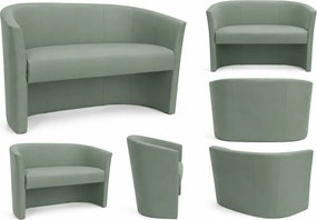 Sofa CLUB tapicerowana tkanina Eko-skóra : Kolor tkaniny - EKO-SKÓRA - 7D, Typ tkaniny - Eko-skóra