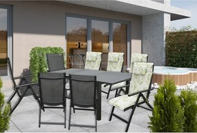 Doppler FIRENZE ACTIVE szary, krzesła regulowane, 6+1