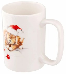 Altom Kubek porcelanowy Xmas Dog D, 300 ml