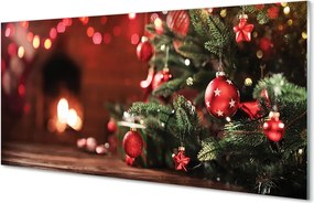 Panel szklany do Kuchni Choinka Pełna Prezentów