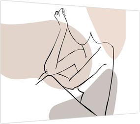 Obraz - Kobieta linia sztuki ciała N⁰1 (70x50 cm)