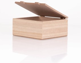 Szkatułka na dziecięce skarby Zwierzątka z łapkami, 15 x 15 x 7 cm