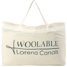 Biały wełniany dywan tkany ręcznie odpowiedni do prania170x240 cm Enkang Ivory – Lorena Canals