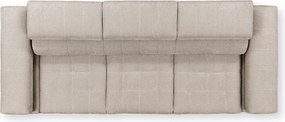 Sofa trzyosobowa Tyrion z funkcją spania - beżowy szenil Vibe 08