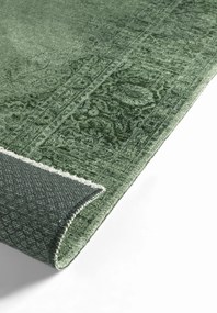 Dywan vintage Marylou zielony 80 cm x 195 cm