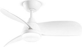 Wentylator sufitowy Perenz 7192 B CT biały z oświetleniem – Ø 91,5 cm, 3 łopatki, 6 prędkości, silnik prądu stałego 35 W, cichy