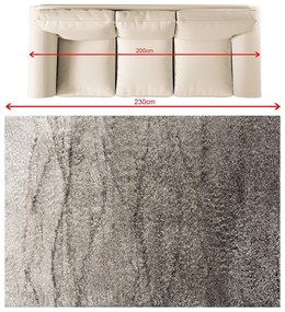 Dywan Reflection taupe gradient 160x230 cm