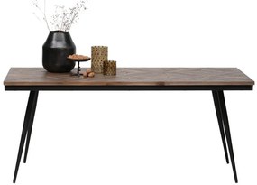 Stół z drewna tekowego BePureHome Rhombic, 180x90 cm