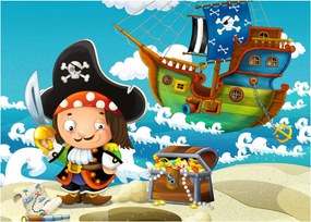 Obraz - Skarb piratów (70x50 cm)