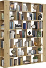 Nowoczesny duży regał biblioteczka dąb artisan Z3-H77