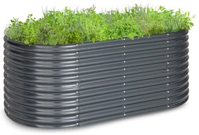 Blumfeldt Rondabox 200x100x80 cm Skrzynia na warzywa Antracyt