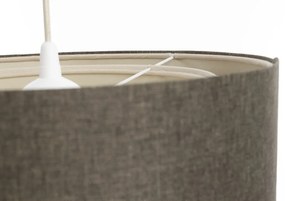 Lampa wisząca ERUTAN DOUBLE 40 szara/kremowa BPS KONCEPT