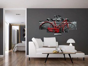 Obraz - Zabytkowy rower (125x70 cm)