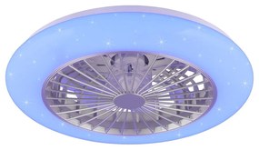 Biała lampa sufitowa LED Stralsund – Trio