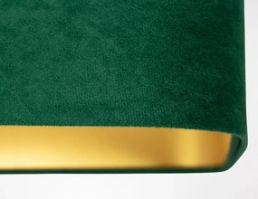 Lampa wisząca KWADRO SUE 40w30 zielona/złota BPS KONCEPT