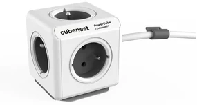 Rozgałęźnik do gniazdka 13 cm PowerCube Extended – Cubenest