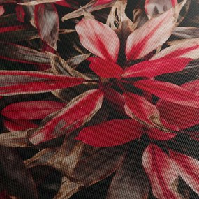 Obraz czerwonych płatków (170x50 cm)