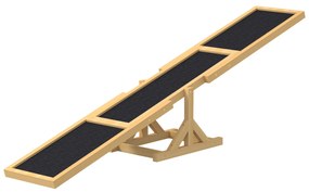 PawHut Wippe dla Psów do Treningu Agility, antypoślizgowa, do 50 kg, 180 x 30 x 30 cm