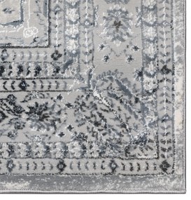 Dywan klasyczny Piero medalion szary 160 cm x 220 cm