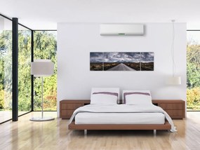 Obraz drogi na pustyni (170x50 cm)