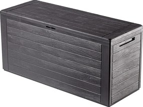 KADAX Skrzynia ogrodowa Grewena 280L, ciemny brąz