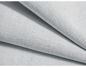 Jasnoszare tapicerowane łóżko dwuosobowe ze schowkiem/bez zagłówka ze stelażem 180x200 cm Susan – Micadoni