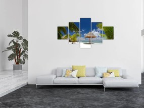Obraz - Plaża z białym piaskiem (125x70 cm)