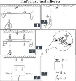 NETTLIFE Wisząca czarna lampa wisząca E27 kuchenna czarne szkło metal 1 nowoczesna żarówka przemysłowa