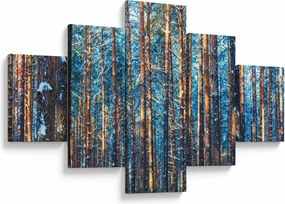 Obraz - Zimowy las (125x70 cm)