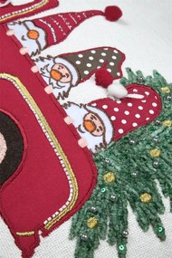 Poduszka dekoracyjna KLAUS, z motywem świątecznym, 40 × 60 cm