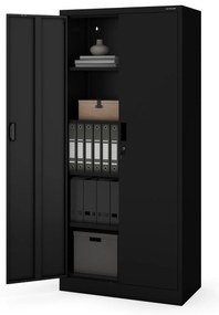 Szafa JAN Compact 1750 x 800 x 400 mm, czarna