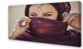 Obraz na płótnie Kobieta w Fiolecie