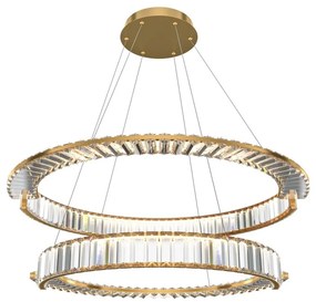 Maytoni P097PL-L90G4K - LED Żyrandol na lince KRONE LED/90W/230V śr. 80,5 cm złoty