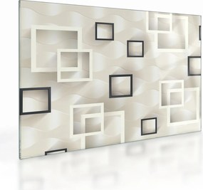 Geometryczny abstrakcyjny obraz (70x50 cm)