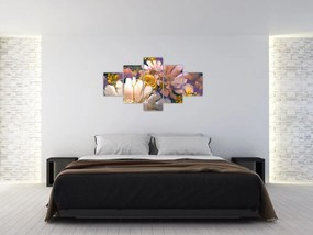 Obraz kwiatów (125x70 cm)