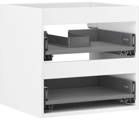 Mexen Box-A korpus szafki podumywalkowej 50 cm, 2 szuflady, biały mat - 91AX0-0500-470-2-01