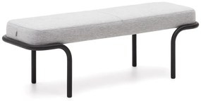 Jasnoszara ławka Compo – Kave Home