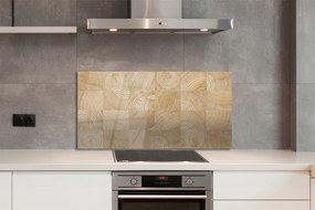 Szklany Panel Układ Drewnianych Kostek