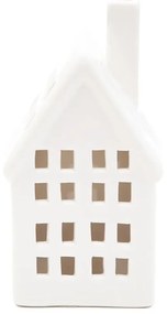 Lampion COZY HOME domek z ledem 7,6x5,8x14,8cm HOMLA