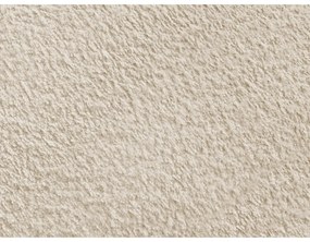 Beżowy podnóżek z materiału bouclé Annecy – Bobochic Paris