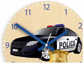 Zegar ścienny cichy do pokoju dziecięcego drewniany nowoczesny dekoracyjny