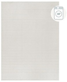 Biały dywan z szenilu odpowiedni do prania 160x240 cm Elton – Flair Rugs