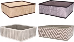 Organizer tekstylny Jodełka 28x24x10cm do szafy garderoby biura uniwersalny